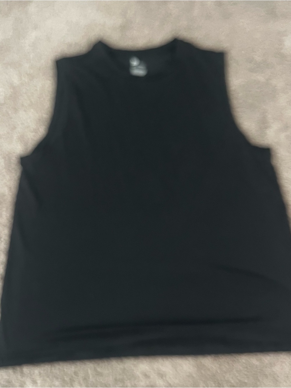 All in motion Black Sleeveless Muscle Tank